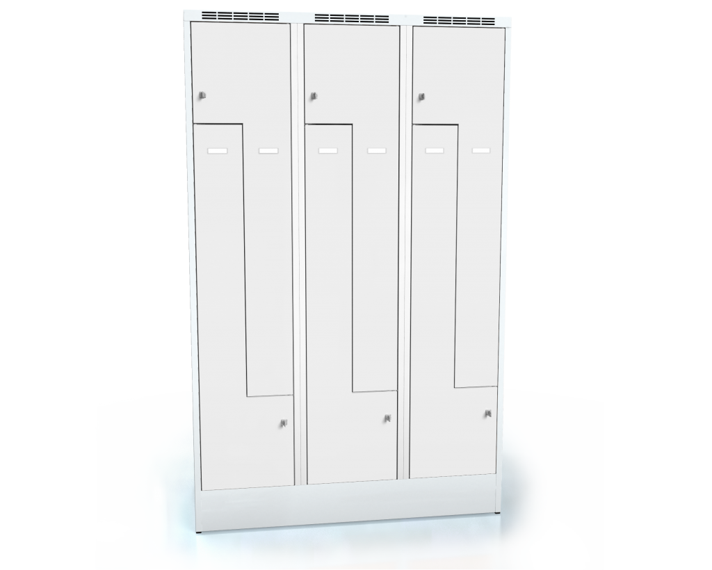 Cloakroom locker Z-shaped doors ALDOP 1920 x 1200 x 500